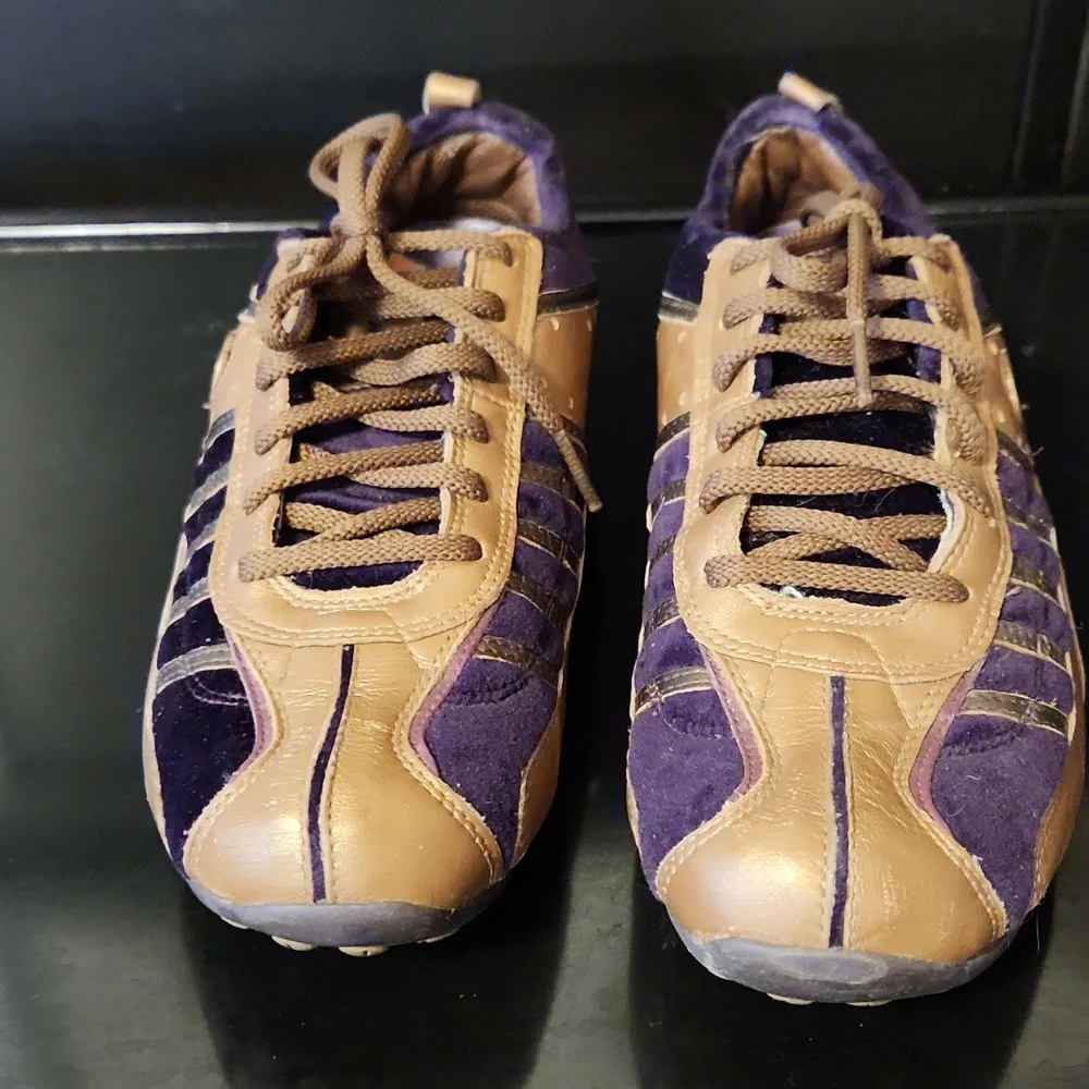 Skechers Gold & Purple Sneakers